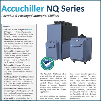NQ portable chillers 4 to 40 ton
